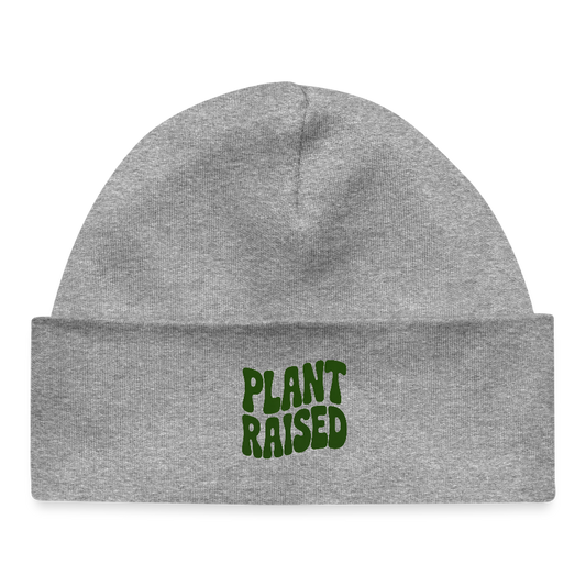 Plant Raised Organic Mütze Baby - Grau meliert