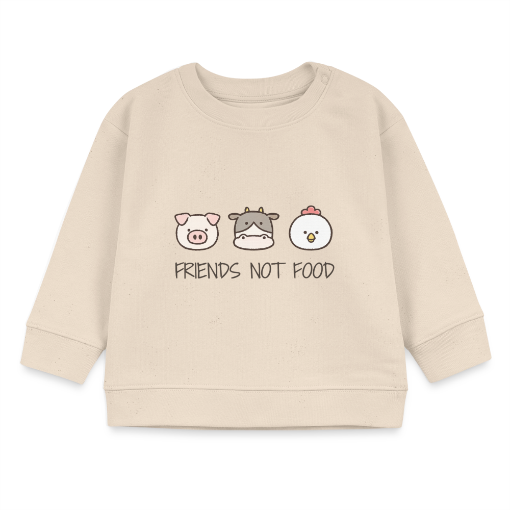 Friends Not Food Organic Sweatshirt Baby - Naturroh