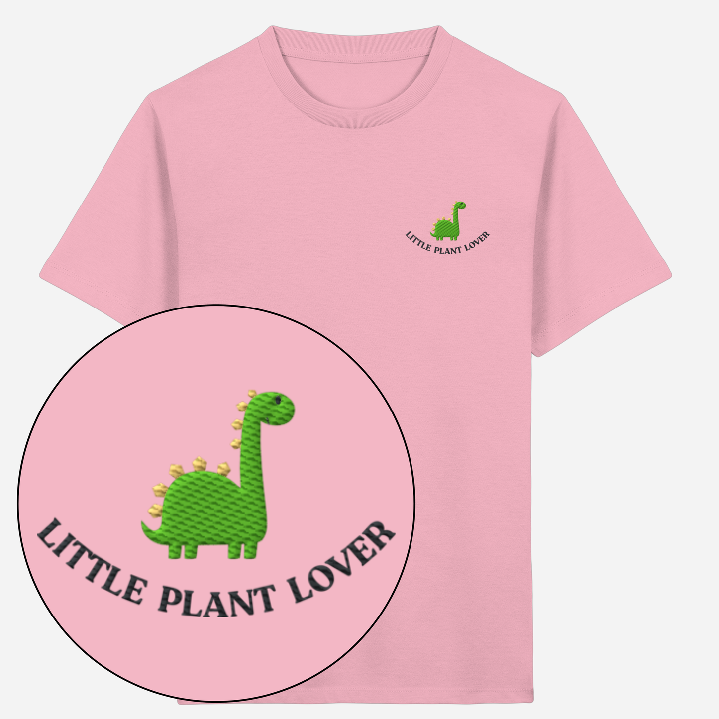 Little Plant Lover Stick Organic T-Shirt Kids