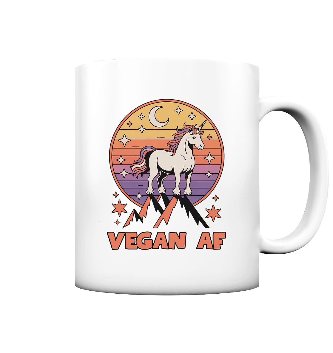 Vegan AF - Tasse matt