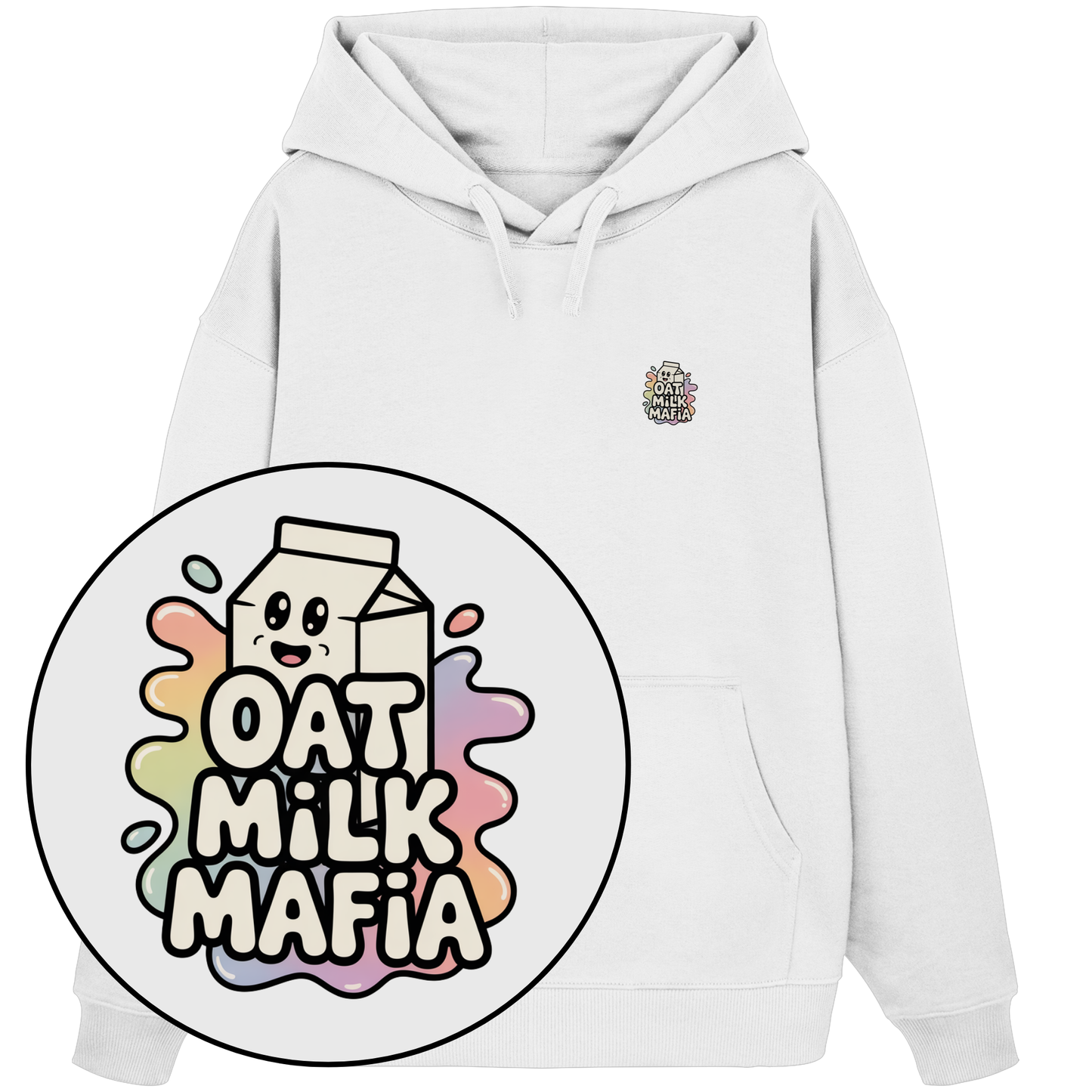 Oat Milk Mafia - Organic Oversize Hoodie