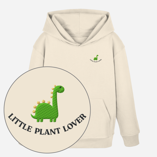 Little Plant Lover Stick Organic Hoodie Kids