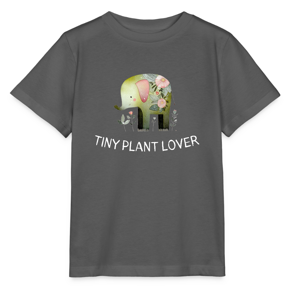 Tiny Plant Lover Organic T-Shirt Kids - Anthrazit