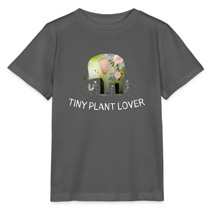 Tiny Plant Lover Organic T-Shirt Kids - Anthrazit