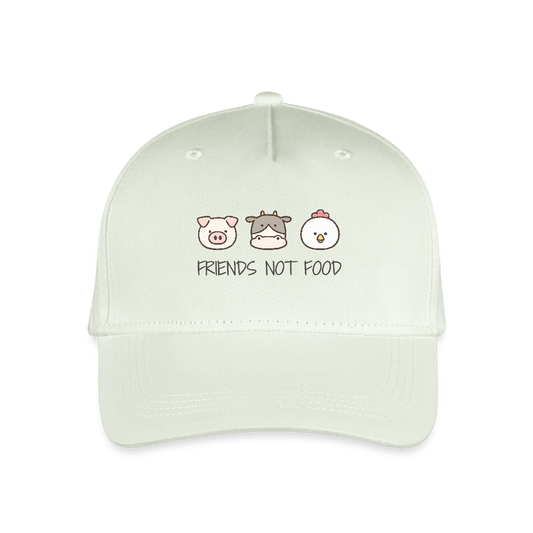 Friends Not Food Bio Basecap Kids - Helles Mintgrün