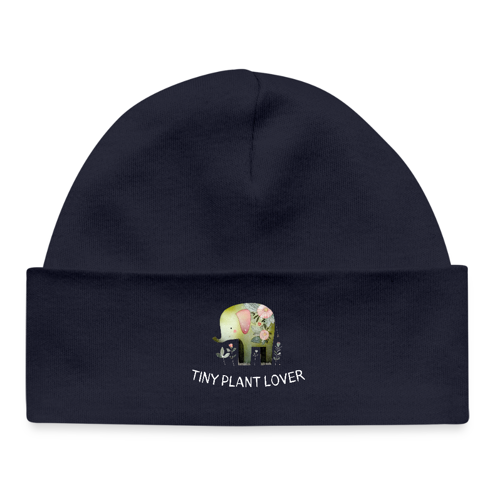 Tiny Plant Lover Organic Mütze Baby - Navy