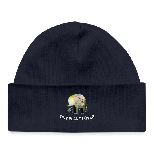 Tiny Plant Lover Organic Mütze Baby - Navy
