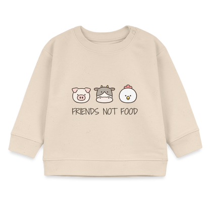Friends Not Food Organic Sweatshirt Baby - Naturroh