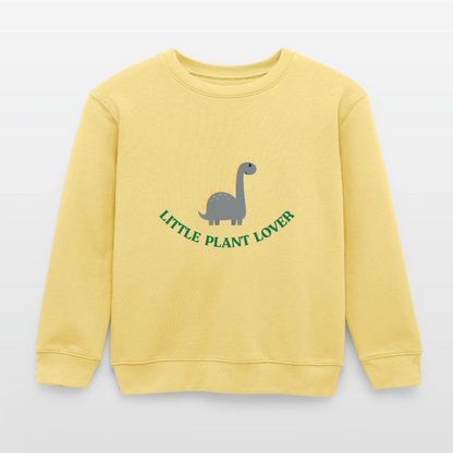 Little Plant Lover Organic Sweatshirt Kids - Gelb Viva