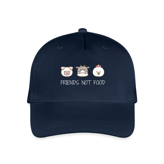 Friends Not Food Bio Basecap Kids - Navy