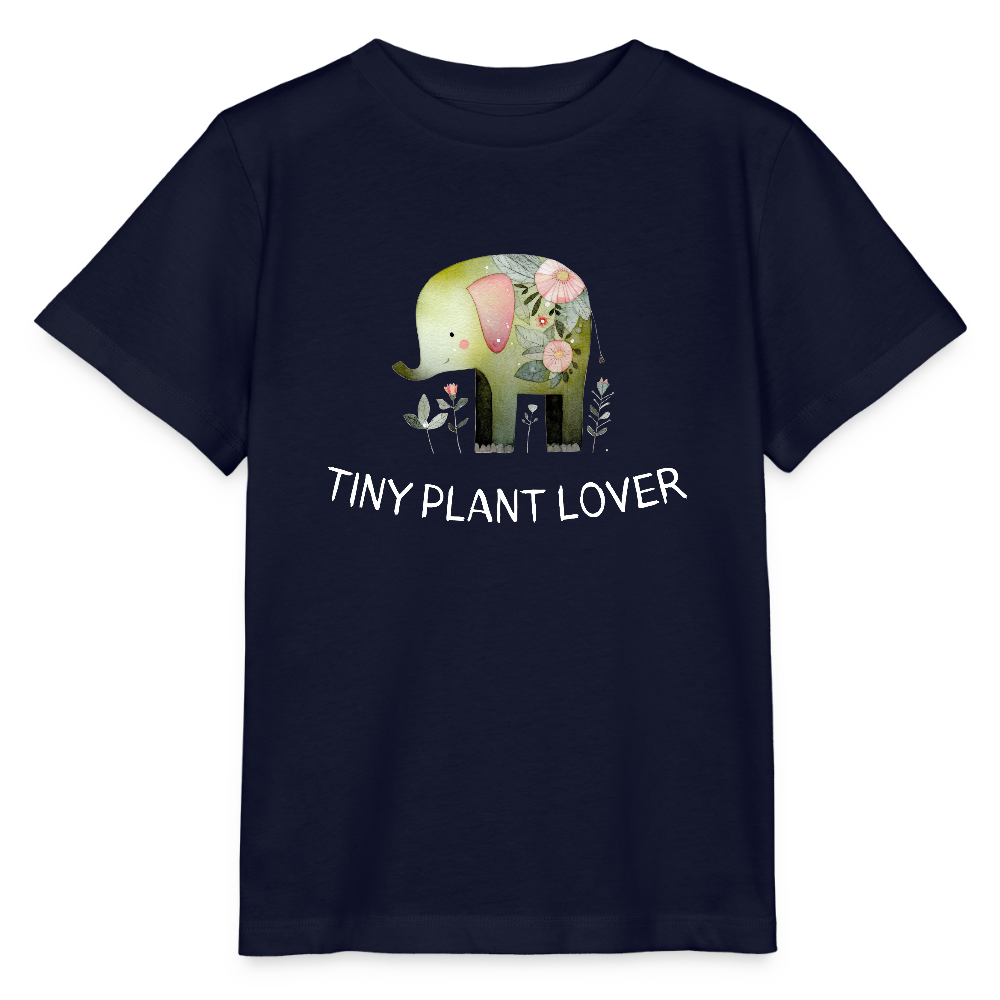 Tiny Plant Lover Organic T-Shirt Kids - Navy