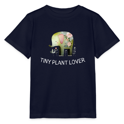 Tiny Plant Lover Organic T-Shirt Kids - Navy