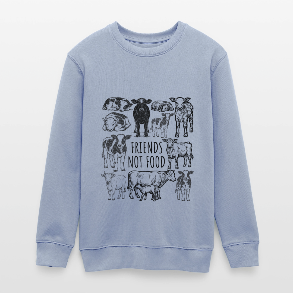 Friends Cow Organic Sweatshirt Teenager - Lavendel-Violett