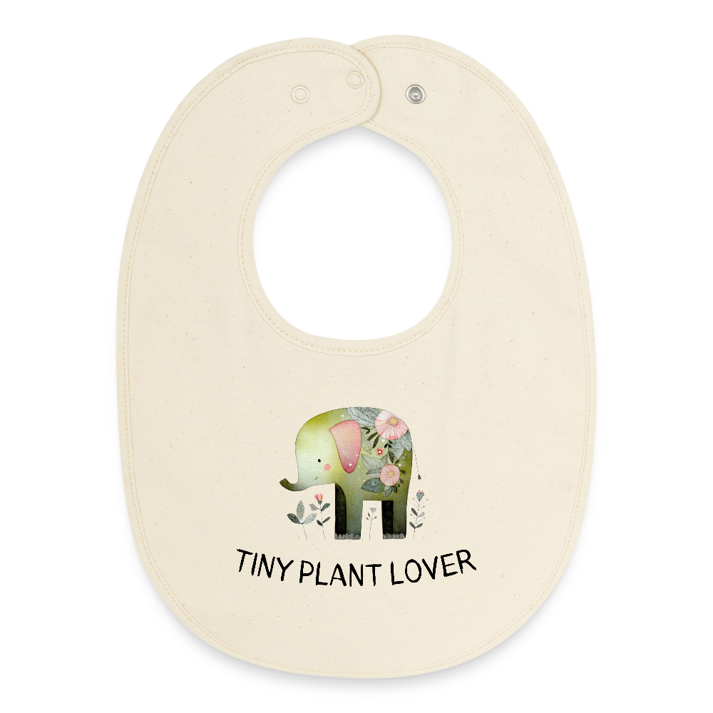 Tiny Plant Lover Lätzchen Baby - Naturroh