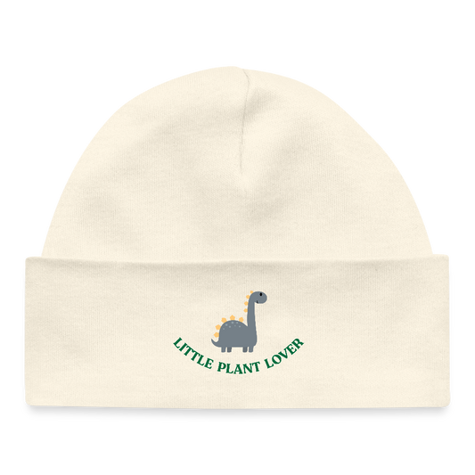 Little Plant Lover Organic Mütze Baby - Natur