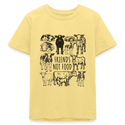 Cow Friends Organic T-Shirt Teenager - Gelb Viva 