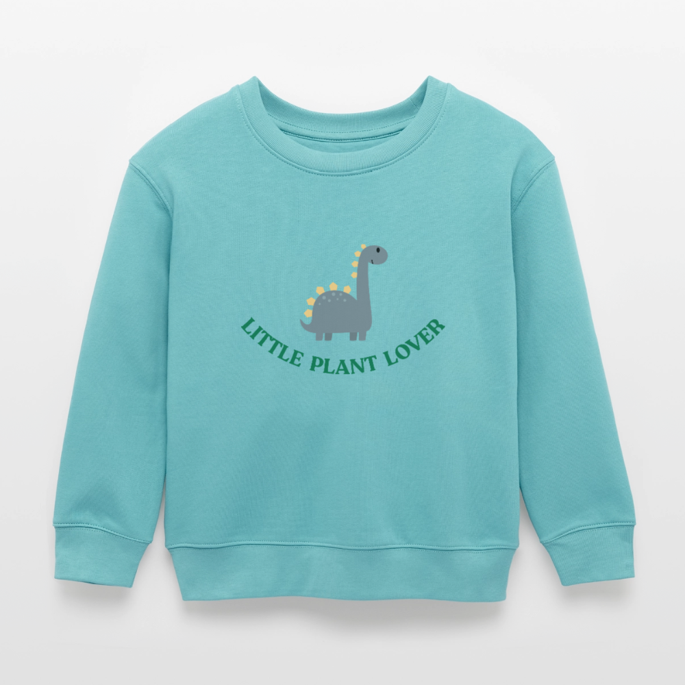 Little Plant Lover Organic Sweatshirt Kids - Pastelltürkis