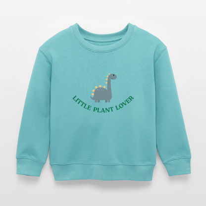 Little Plant Lover Organic Sweatshirt Kids - Pastelltürkis