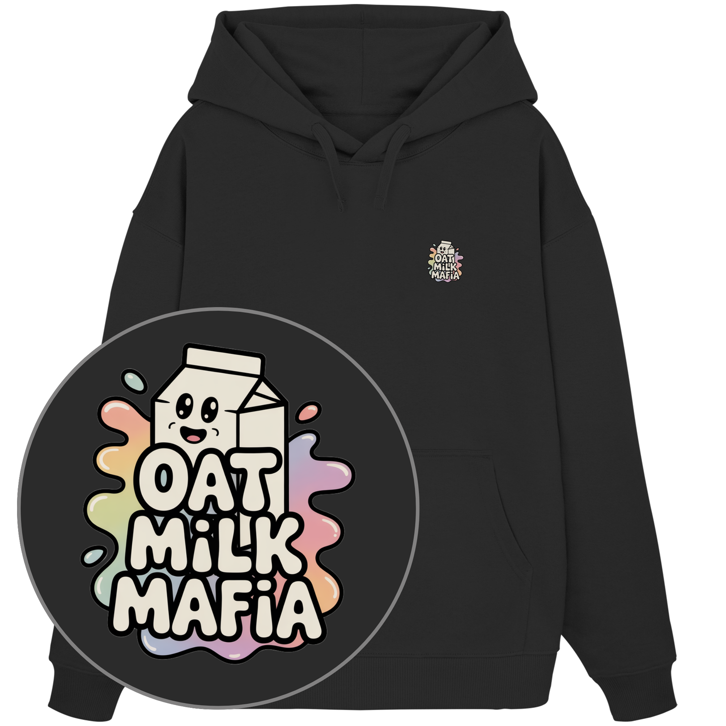 Oat Milk Mafia - Organic Oversize Hoodie