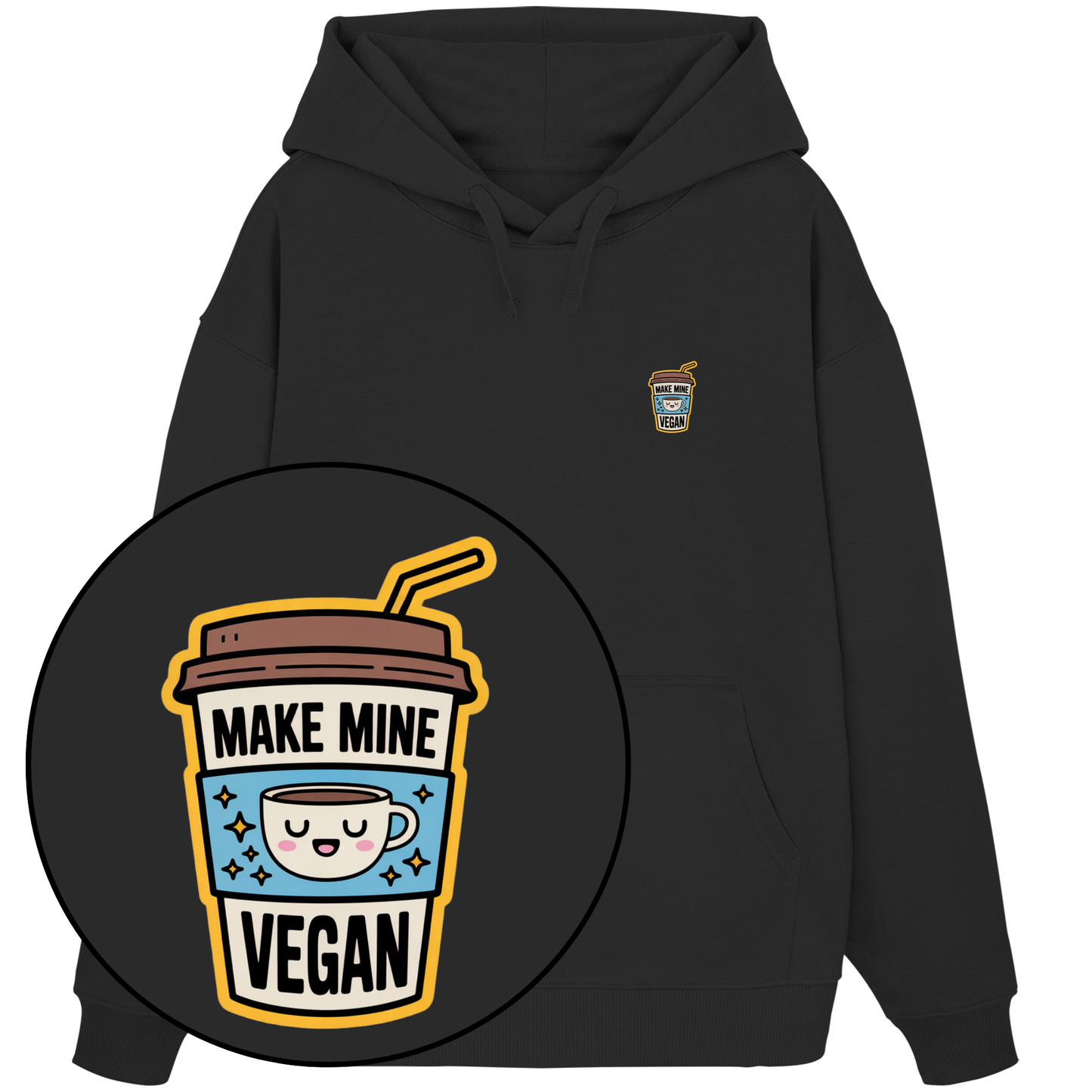 Make Mine Vegan - Organic Oversize Hoodie