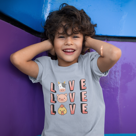 Love Love Love Organic T-Shirt Kids