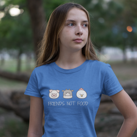 Friends Not Food Organic T-Shirt Teenager