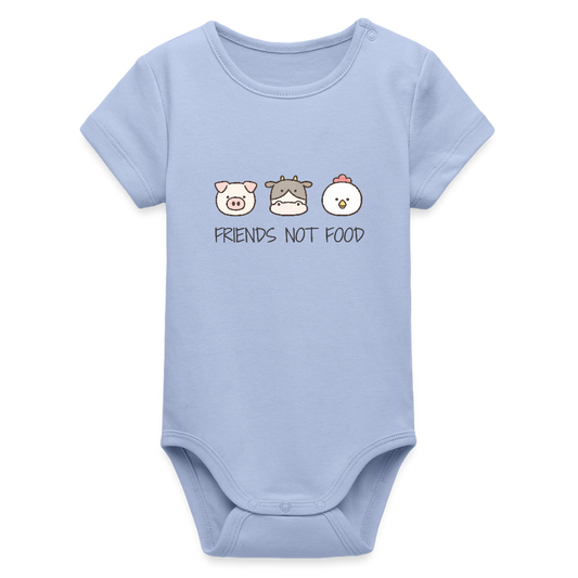 Friends Not Food Organic Kurzarmbody Baby